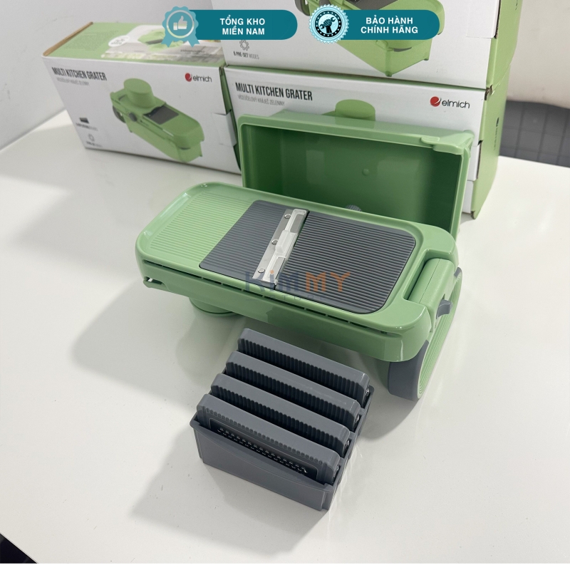 Bộ bào - gọt rau củ đa năng 5 món Elmich EL8426